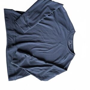 Marc New York Deep Blue Crew Neck Top